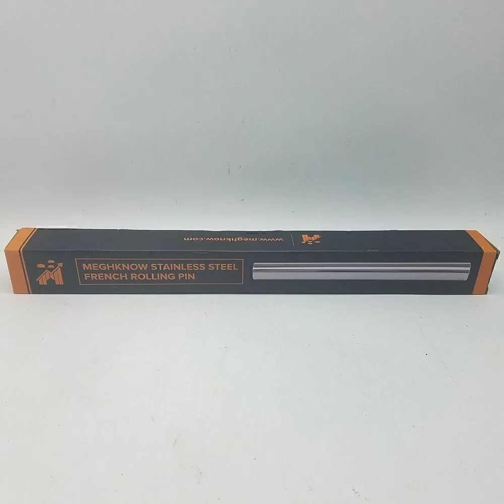 Meghknow French Rolling pin stainless steel 15.7